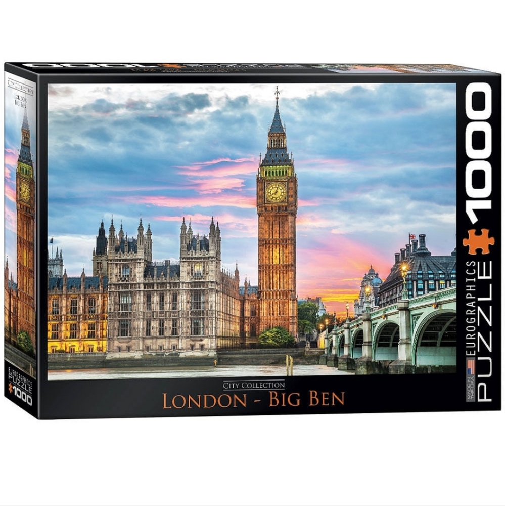 EurogGrahics City Collection London Big Ben 1000-Piece Puzzle